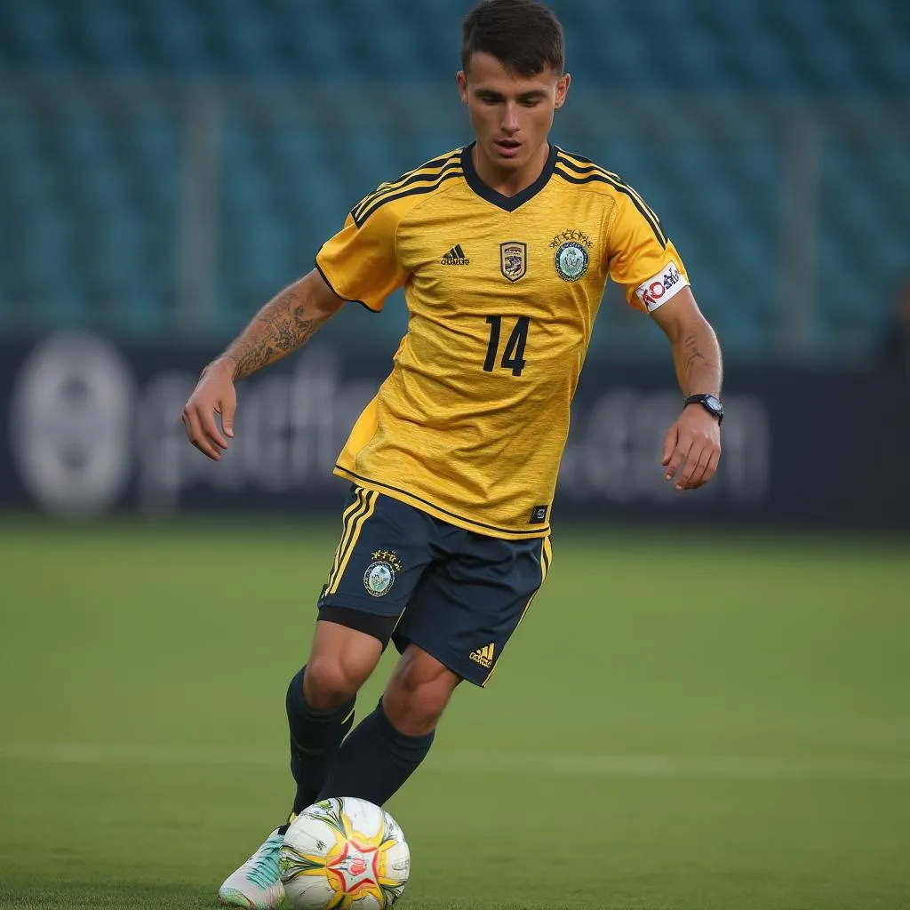 Jugador profesional de fútbol